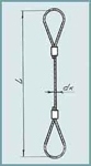 Строп зСКП-0,5т/1м